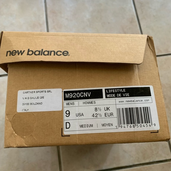 New Balance 920 navy size 9 - Picture 6 of 6